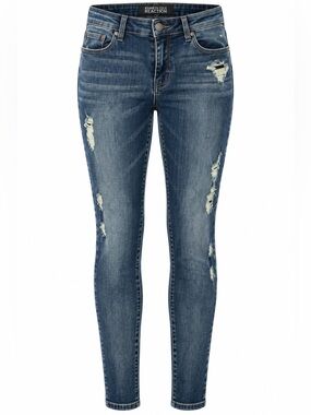 Kenneth Cole Reaction Y2K Distressed Skinny Jeans Women’s Size 6